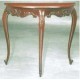 Furniture classic of Mahogany livingroom console carved 3 legs design