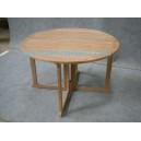 Indonesia Furniture of Outdoor Round Butterfly Table.
