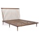Danish Modern Solid Wood Platform Bed