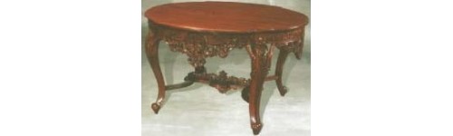 Indoor Classic Dining Table Furniture Mahogany