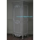 painted armoire french furniture indoor mahogany indonesia