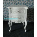 BEDSIDE FRENCH FURNITURE PAINTED JEPARA.