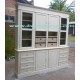 Painted furniture Bookcase of french livingroom Jepara Indonesia.