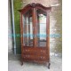 CLASSIC FURNITURE LIVINGROOM OF MAHOGANY SHOWCASE