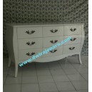 French furniture indonesia chest / commode 9 drawers.