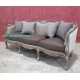 Sofa carved Painted furniture french style