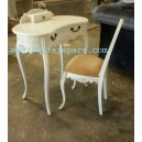 french furniture of dressing table painted