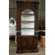 indonesia furniture of French Painted Corner bookcase.