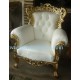 French Furniture Painted of Baroque 1 Seater Sofa set..