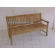 Indonesia furniture of Outdoor Teak Mulia Bench.
