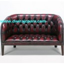 Yorky chesterfield sofa 2 seater of french furniture livingroom