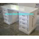 French furniture Provincial of Desk 8 drawers