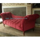French Furniture Livingroom of Sofa Red Wine.