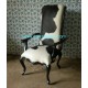French Furniture of Cow Genuine leather chair