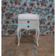 French furniture of white Painted bedside table bedroom.