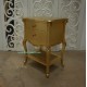 French furniture of white Painted bedroom bedside table 