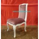 French Furniture of dining chair white painted