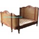 Classic Furniture French Carved Rattan Bed