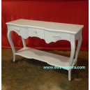 French Furniture Painted Console Table 3 drawers