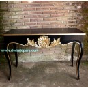Painted furniture of console painted style.